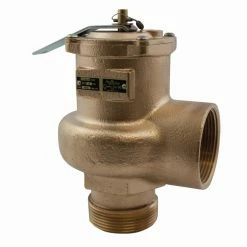 Deals ✔️ Apollo Valves 13 Series 2-1/2 in. Bronze MNPT x FNPT 15# Relief Valve 🎉