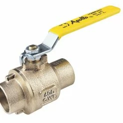 Coupon 🧨 Apollo Valves 77C-A Series 1/2 in. Bronze Full Port Solder 600# Ball Valve 🛒