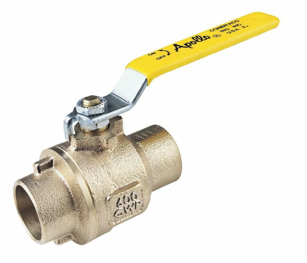 Best Sale π€© Apollo Valves 77C-A Series 2 in. Bronze Full Port Solder 600# Ball Valve π