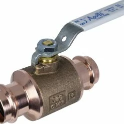 Best Sale ❤️ Apollo Valves 77WCLF Series 1-1/4 in. Bronze Full Port Press Ball Valve ⭐