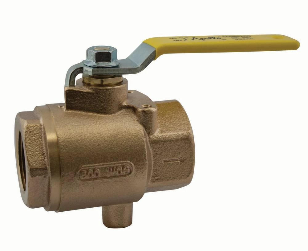 Hot Sale ๐ Apollo Valves 7K-100 Series 1 in. Bronze Full Port FNPT Ball Valve ๐