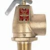 Flash Sale 😀 Apollo Valves 10-100 Series 3/4 x 1 in. Bronze MNPT x FNPT 50# Relief Valve 😍
