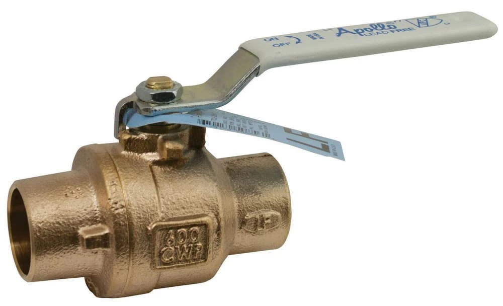 Best Pirce ๐ Apollo Valves 77CLF-A Series 1-1/4 in. Bronze Full Port Sweat 600# Ball Valve ๐