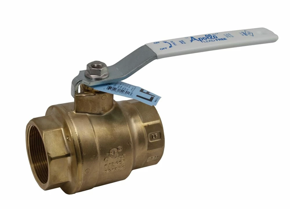 Budget ๐ Apollo Valves 77FLF-100 Series 2-1/2 in. Brass Full Port NPT 400# Ball Valve โค๏ธ
