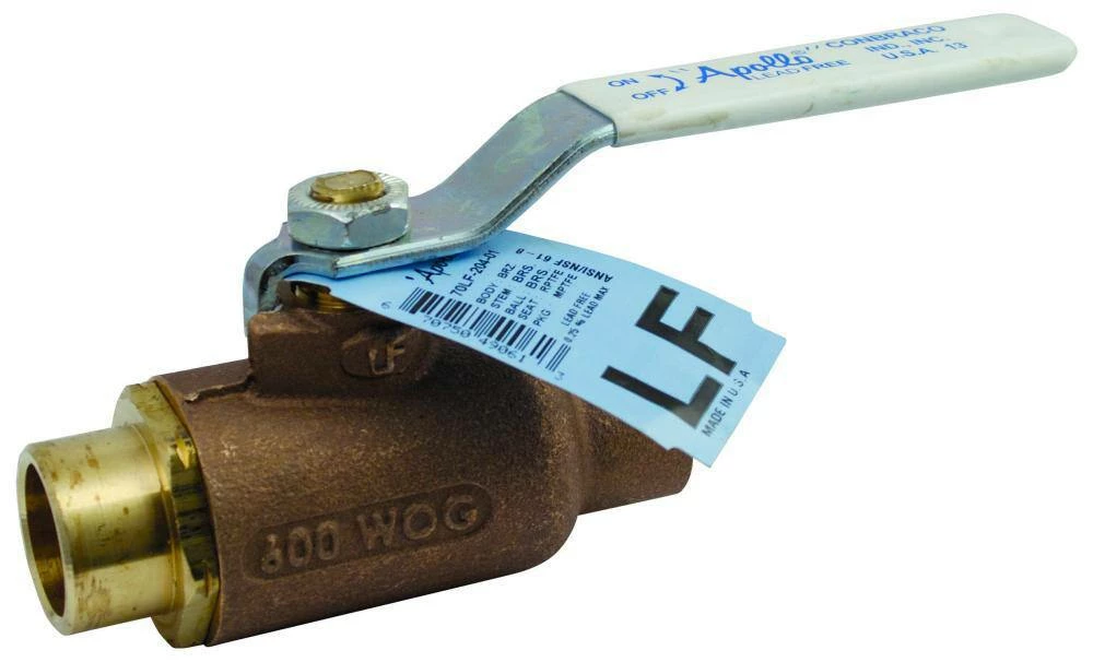 Best Pirce ๐ Apollo Valves 70LF-200 Series 2 in. Bronze Standard Port Solder 600# Ball Valve ๐