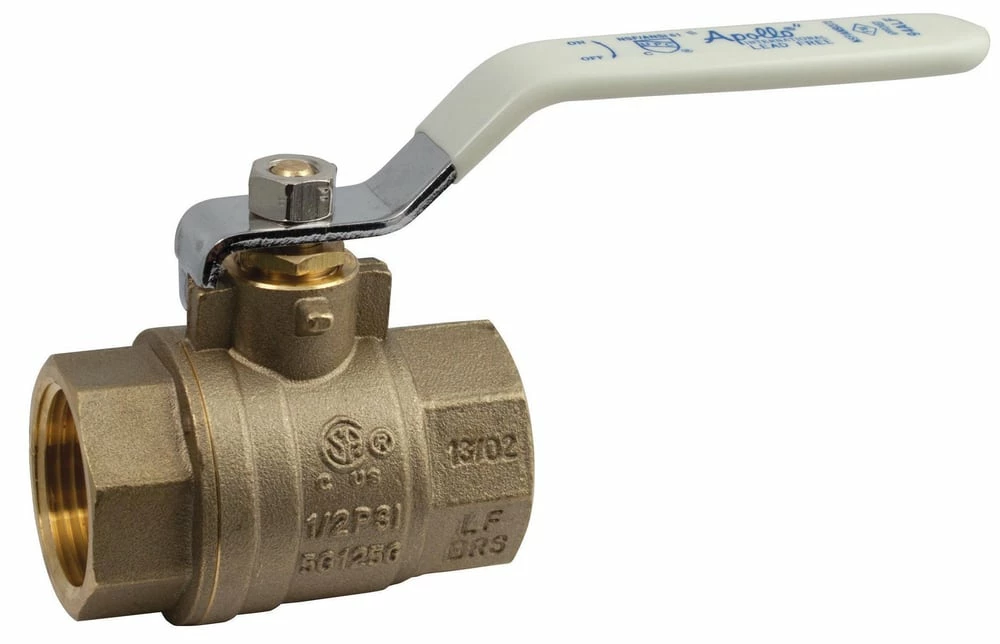 Deals π Apollo Valves 94ALF-A Series 2-1/2 in. Brass Full Port NPT 400# Ball Valve β